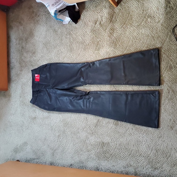 Spanx Leather-Like Flare Pants - Picture 6 of 8